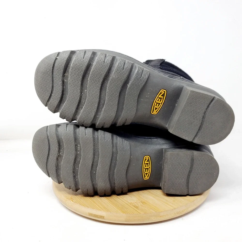 KEEN Wapato Boots Womens 7 Black Lace Up Waterproof Insulated Hiker Winter Shoes